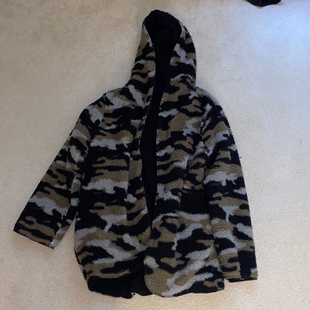 Reversible Sherpa jacket